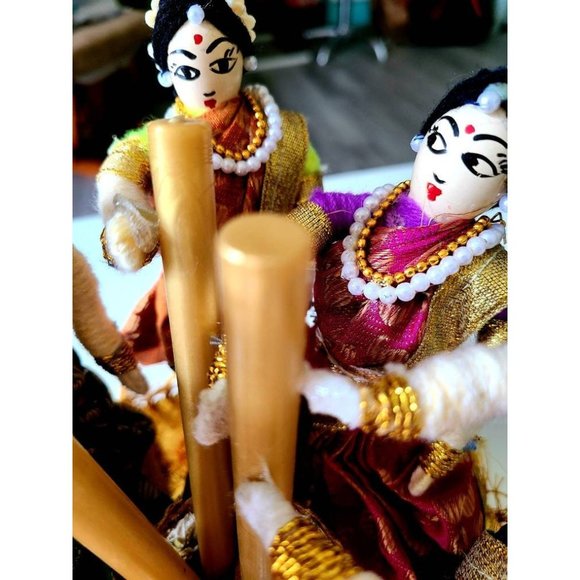 New Handmade wire Doll set-Home decor glued- Hand painted Home decor - Picture 5 of 8